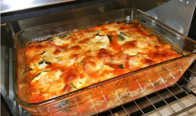 Kanapasta uunissa